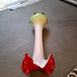 Murano glass corolla vase