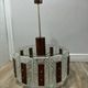 Carl Fagerlund for Orrefors Chandelier — Glass, Teak & Brass, Sweden 1960s