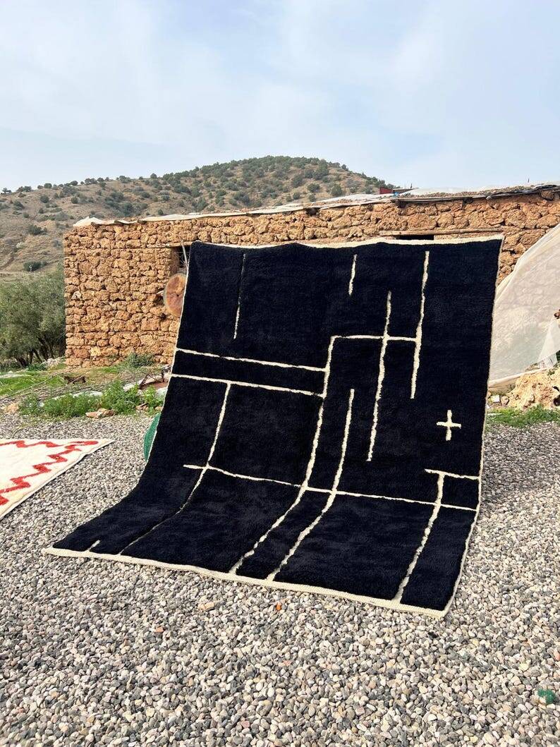 Tapis berbère marocain au charme naturel 250cmx200cm