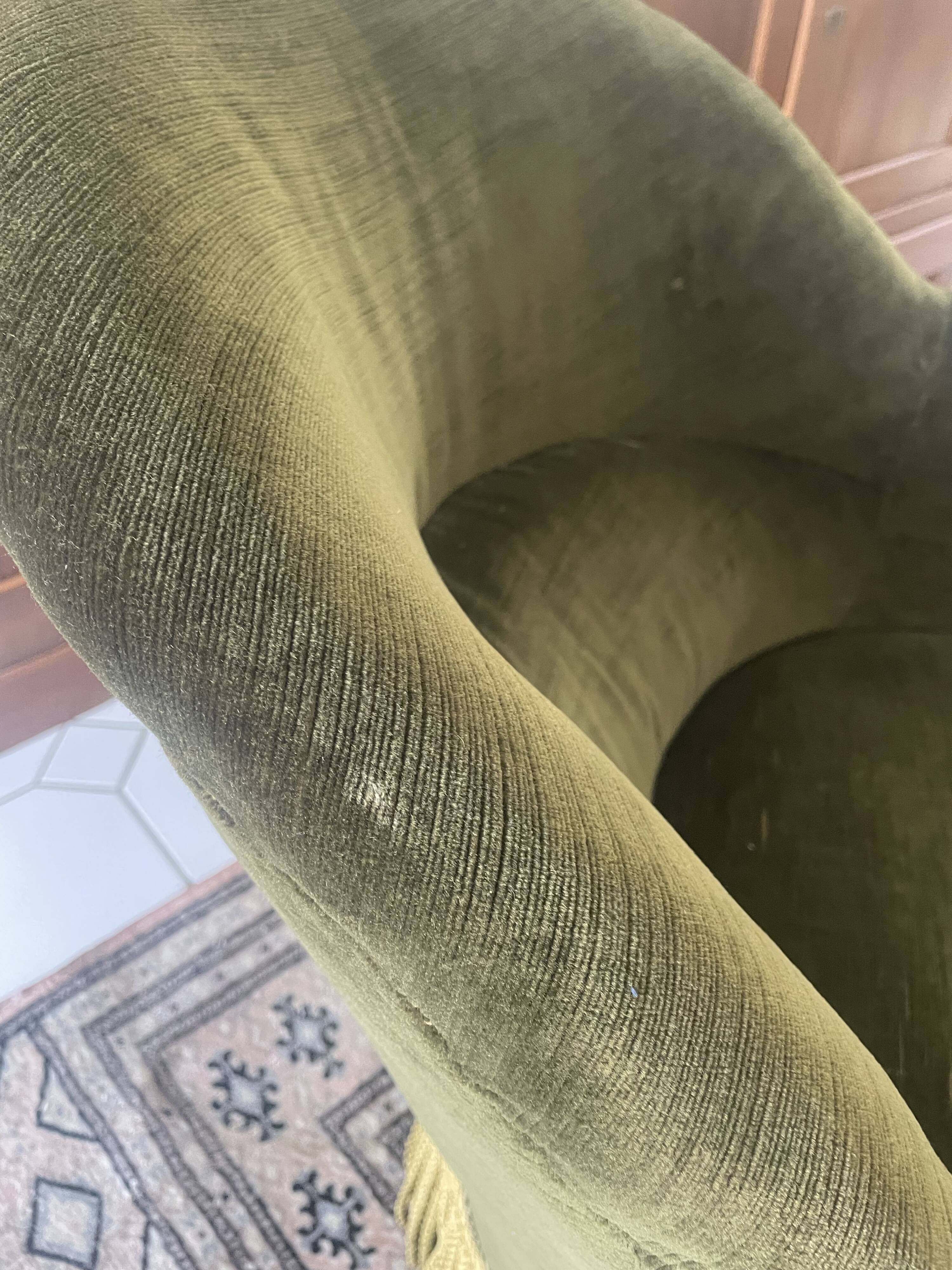 Pair of toadstool armchairs