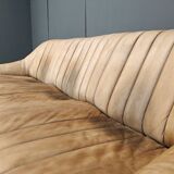 Ensemble de canapés en cuir du milieu du siècle, années 1960