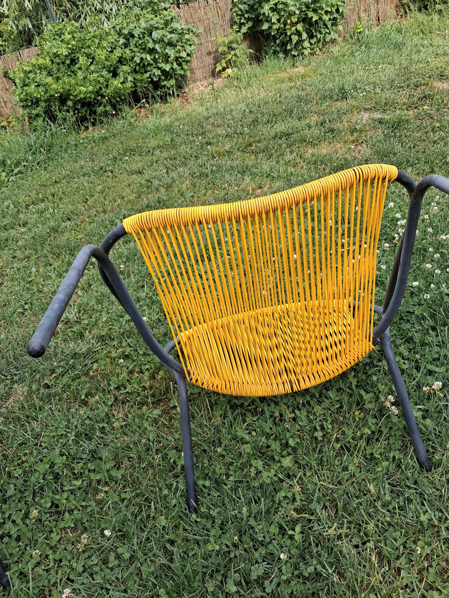Scoubidou chairs from the 1960s