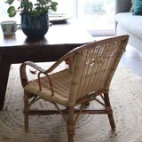 Children's rattan armchair