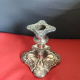 Silver candle holder