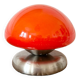Vintage orange UFO touch lamp