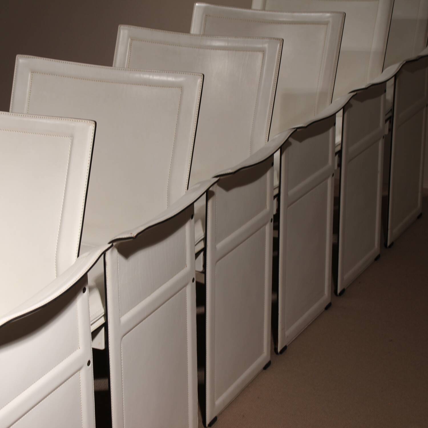 Six ‚Korium‘ Armchairs by Tito Agnoli for Matteo Grassi | Italy 1980s