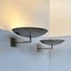 Pair of vintage wall lights, chrome metal, France, 1970.