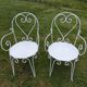 1960s wrought iron garden furniture