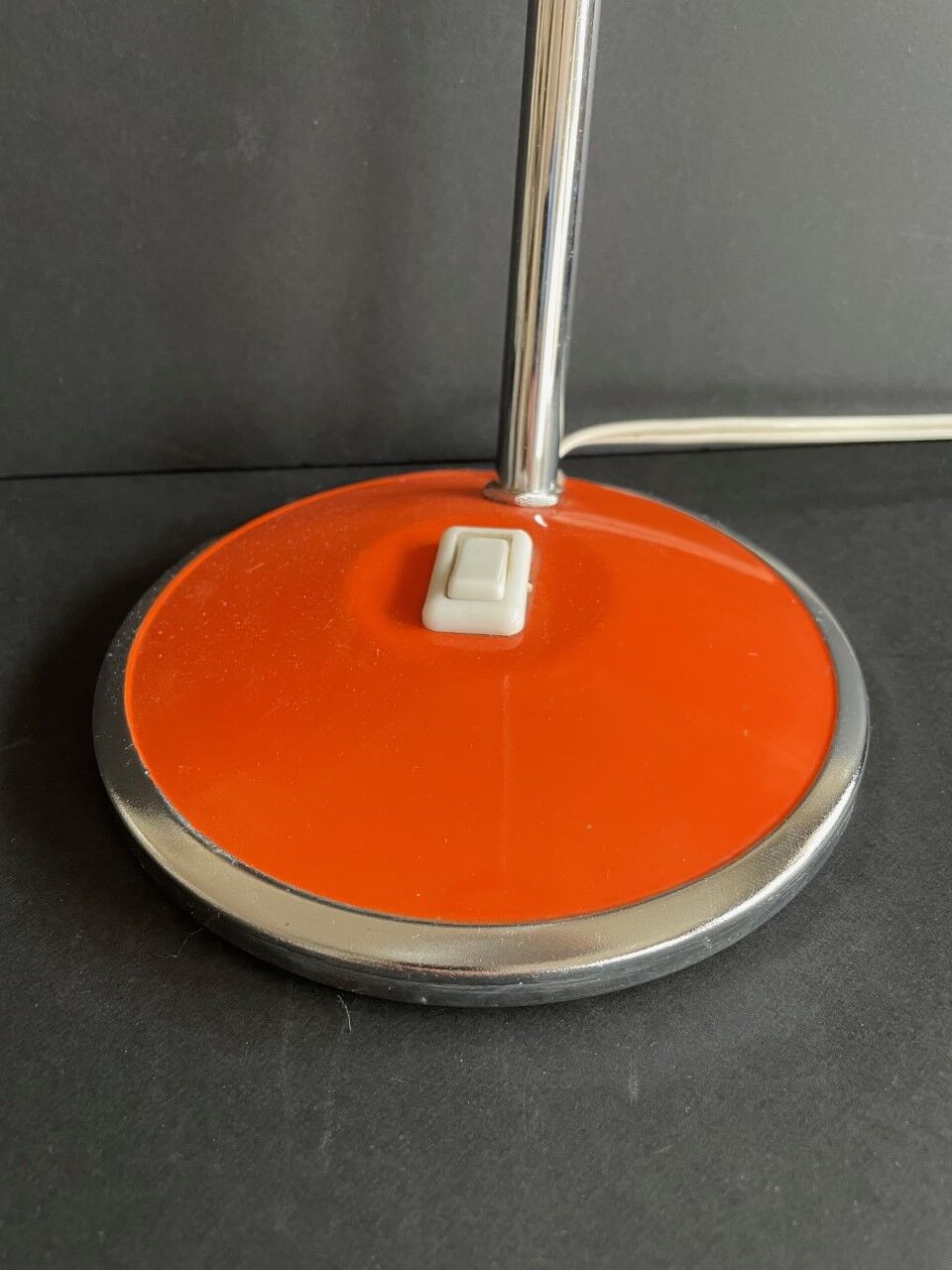 Orange desk lamp 70s