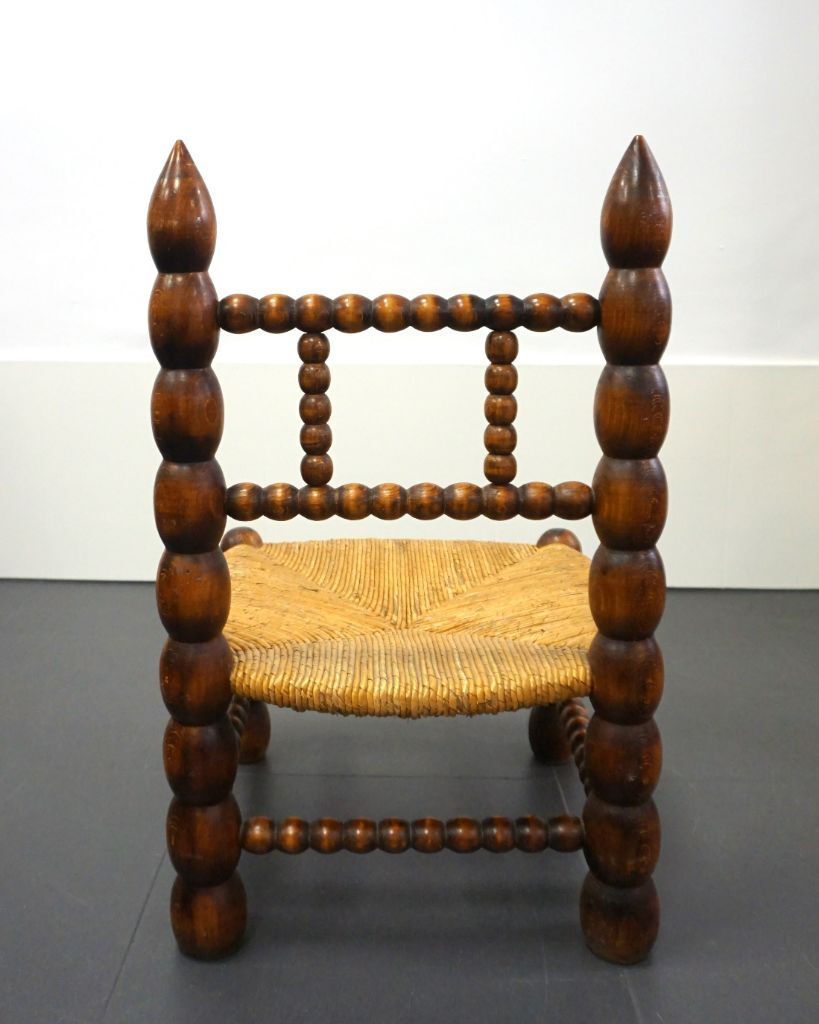 French low chair turned