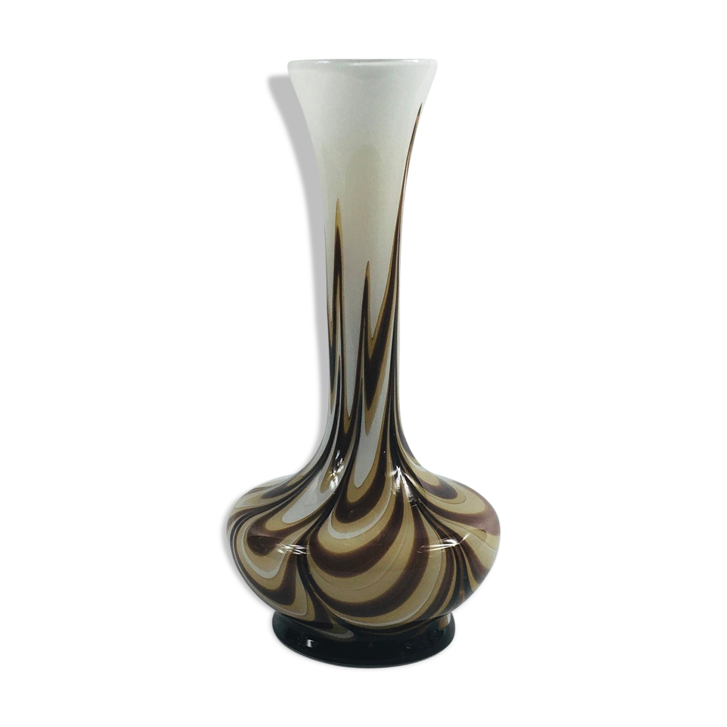 Vase en verre italien de Murano par Carlo Moretti, années 70 Selency
