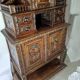 Furniture 2 Breton bodies in oak wood carved with characters