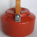 Enameled teapot