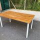 Table / Desk 150x80 cm in solid pine with detachable legs