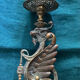 Chandelier ancien Bronze doré Dragon ailé