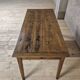 Table de ferme rustique en chêne massif, 19ème s.