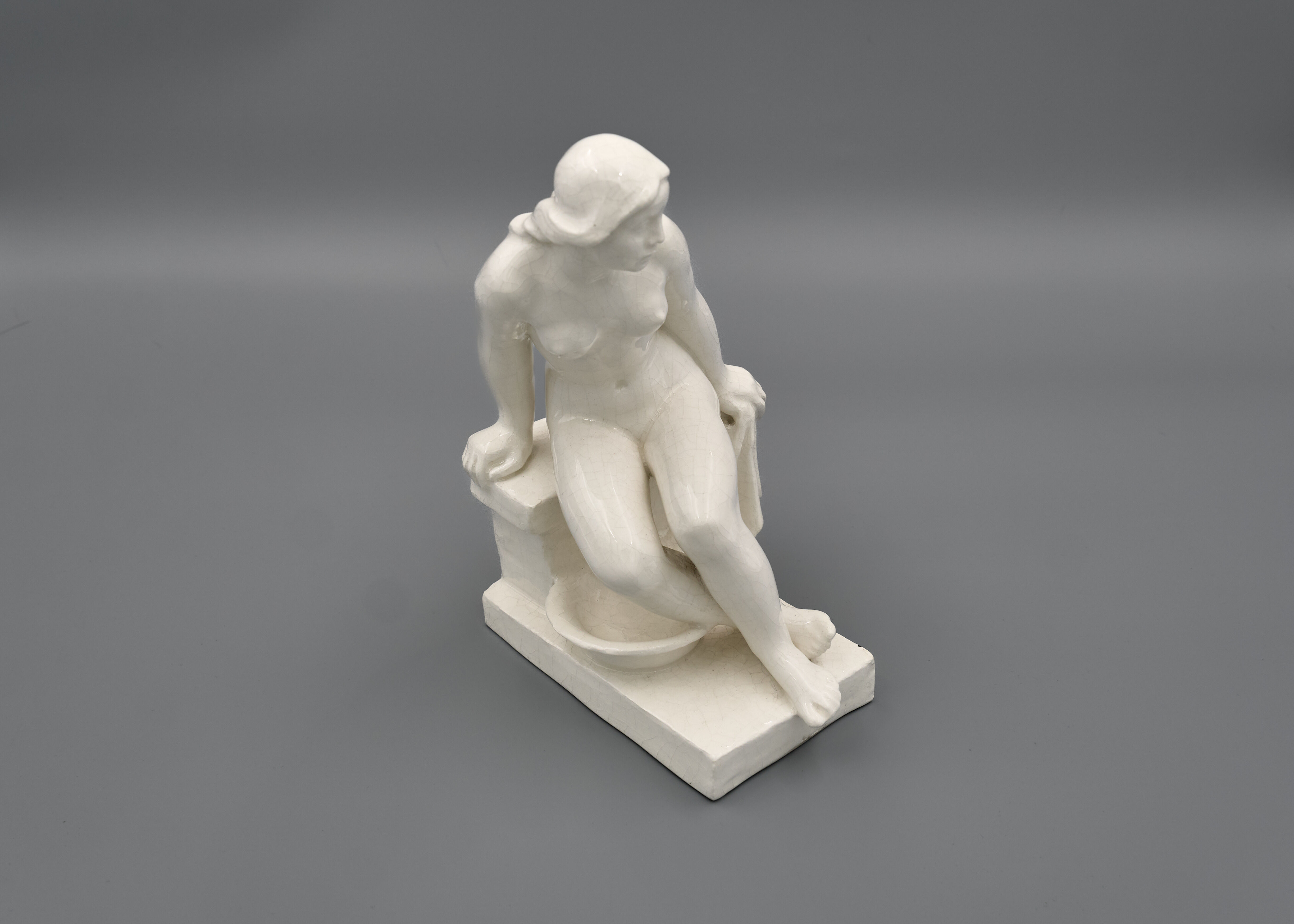 Ceramic Woman Sculpture by Břetislav Benda