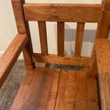 Fauteuil à bascule enfant en bois massif
