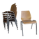 Set of 6 Vintage Bentwood Stacking Chairs Chrome Frame Mid Century