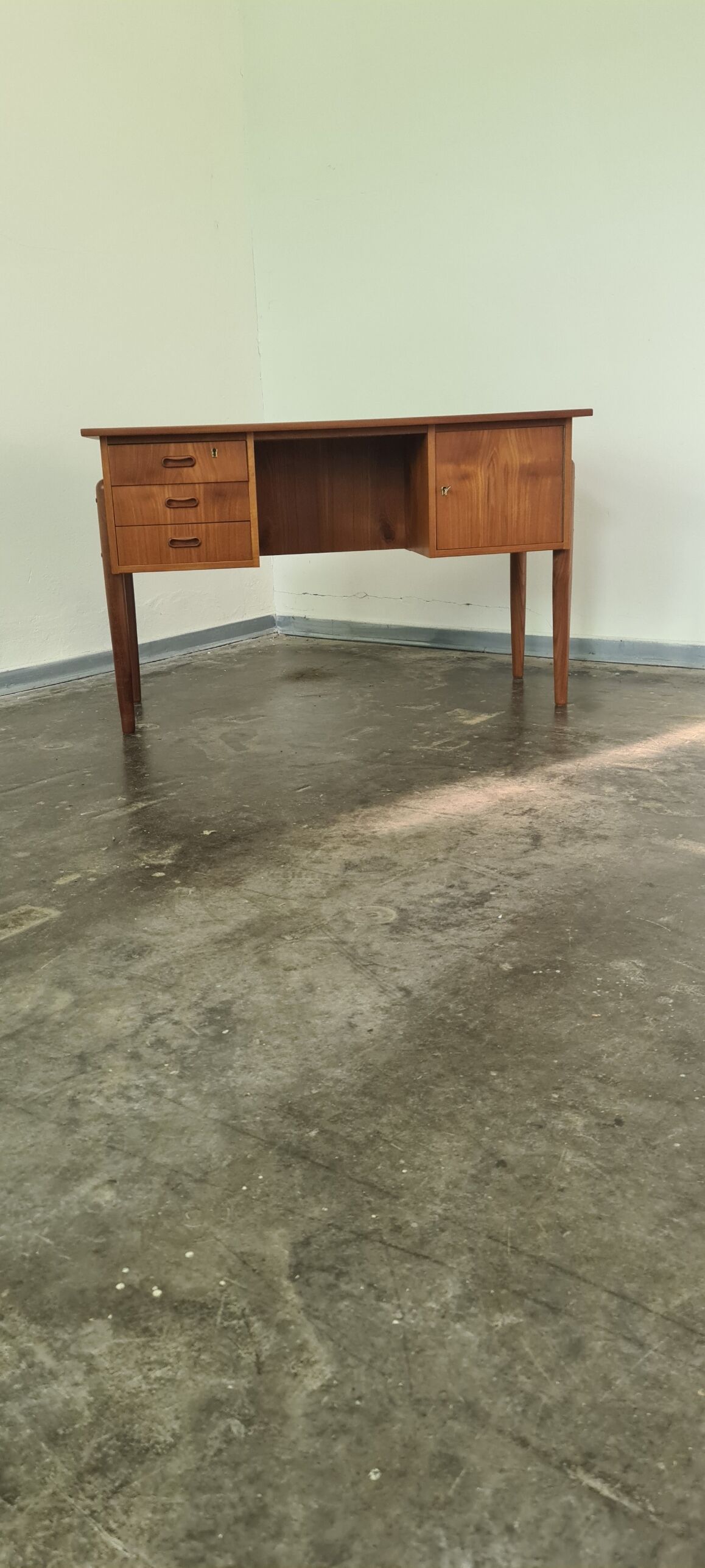 Vintage teak writting desk