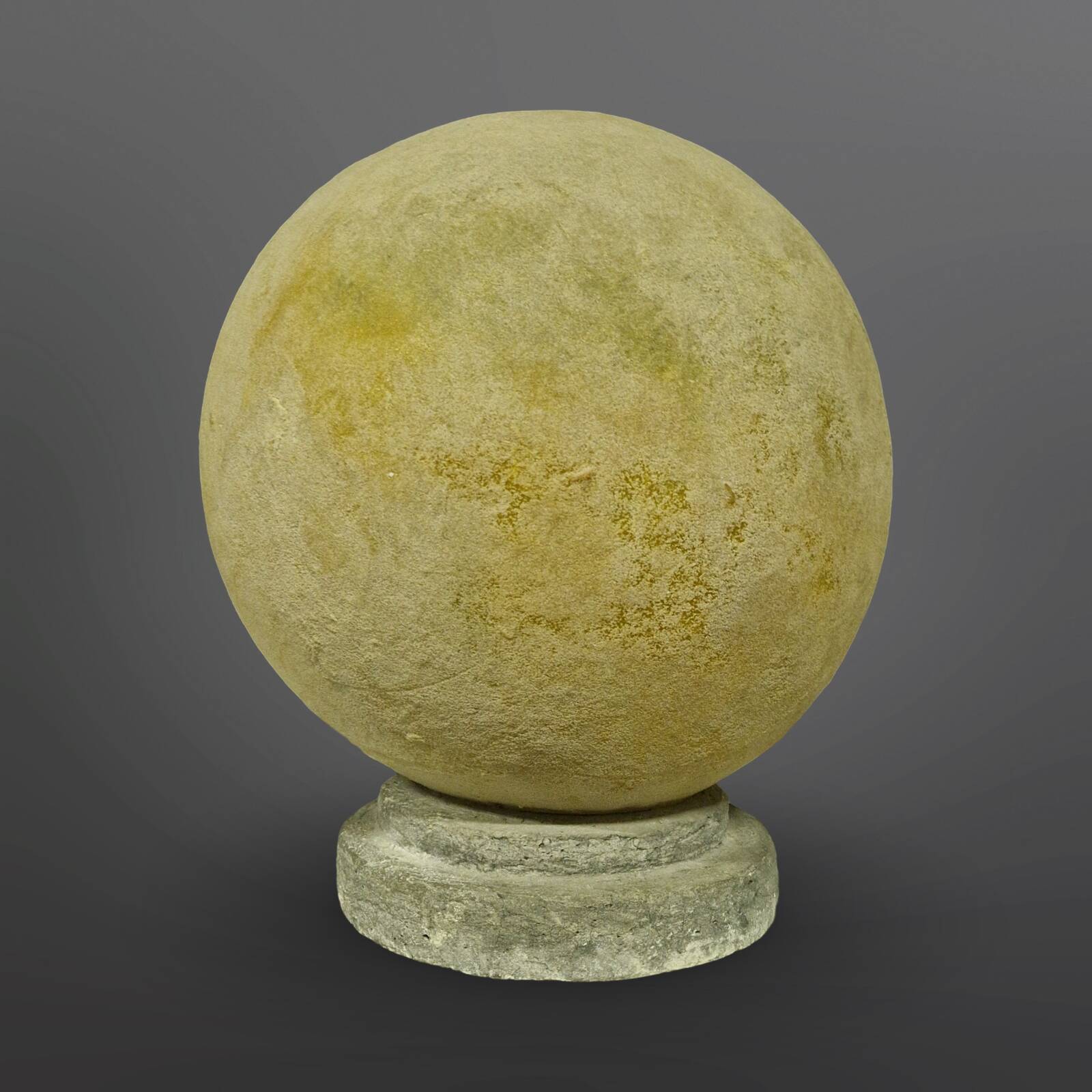 Lampe "Lune" en fibre de verre de l'ère spatiale, France 1970