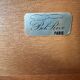 Varnished wooden cigar box
