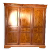 Louis Philippe style cherry wood wardrobe