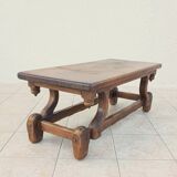 Solid oak coffee table 1950