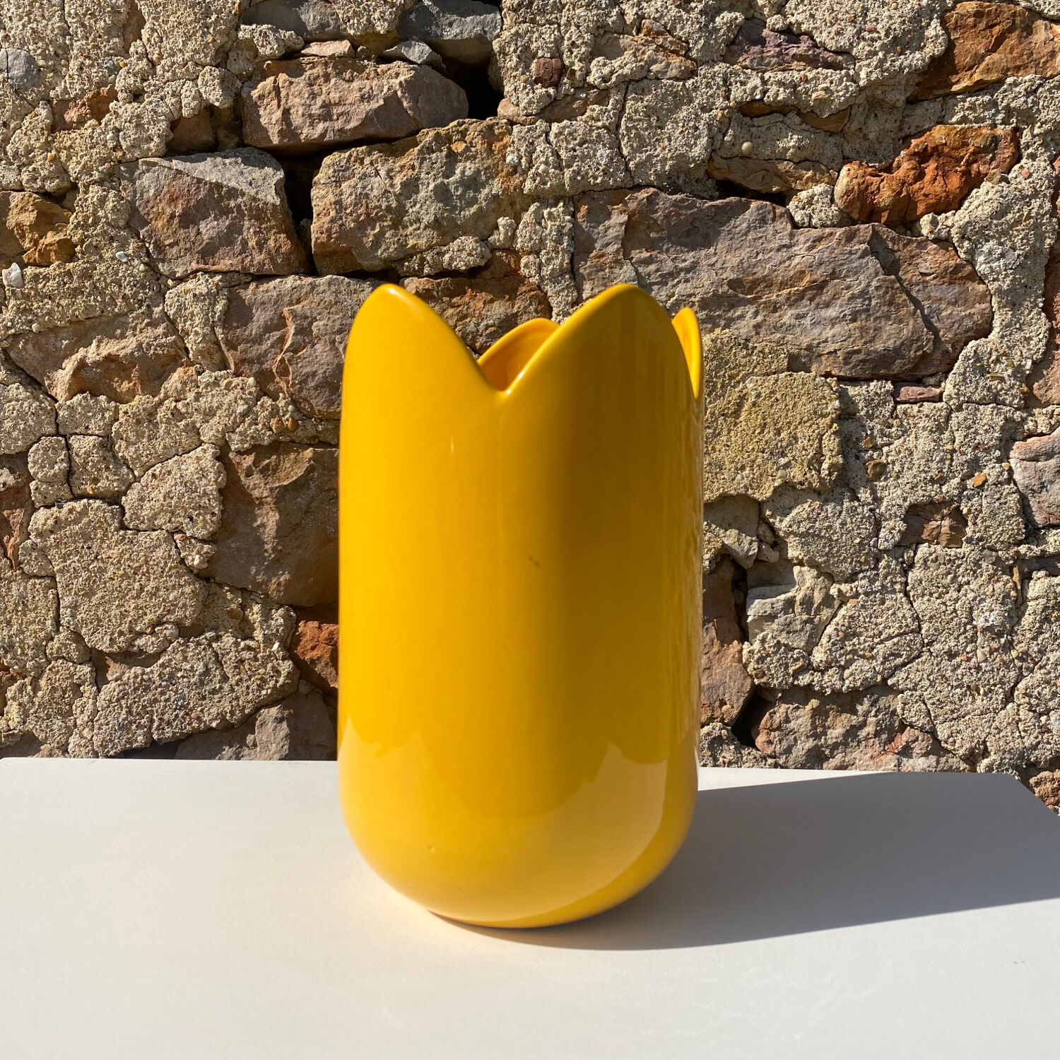 Yellow vase