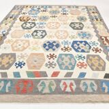 9x11 Rug For Living Room Persian Kilim Rug, 277x342Cm