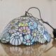 Suspension florale en pate de verre Tiffany