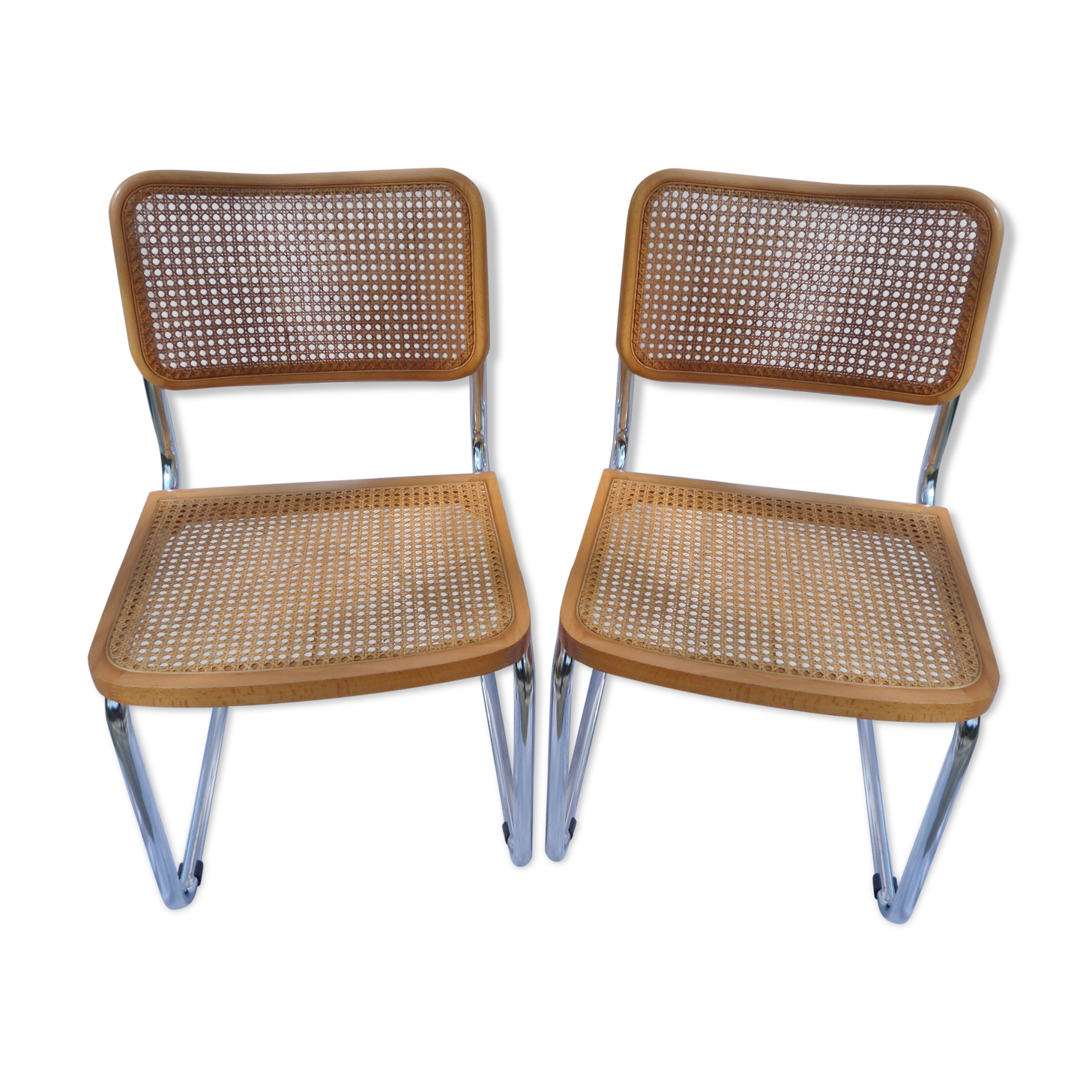 Pair of chairs by Marcel Breuer B32