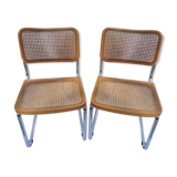 Pair of chairs by Marcel Breuer B32