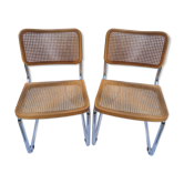 Pair of chairs by Marcel Breuer B32
