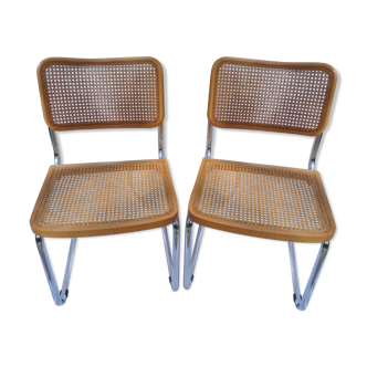 Pair of chairs by Marcel Breuer B32