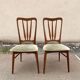 Pair of teak chairs by Ingrid Niels Koefoed, Denmark 1960