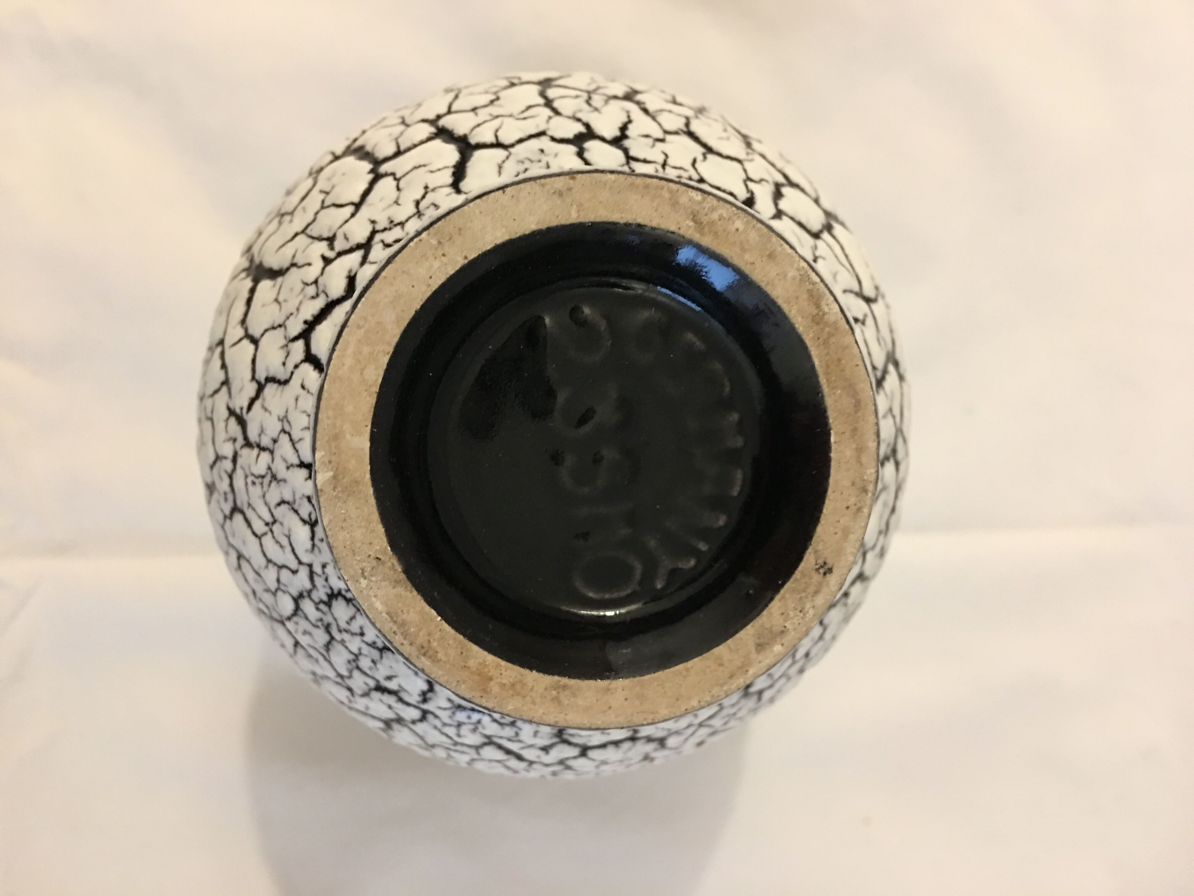 Jasba vase pottery West German Fat lava
