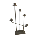 Wrought iron candlestick 5 branches
