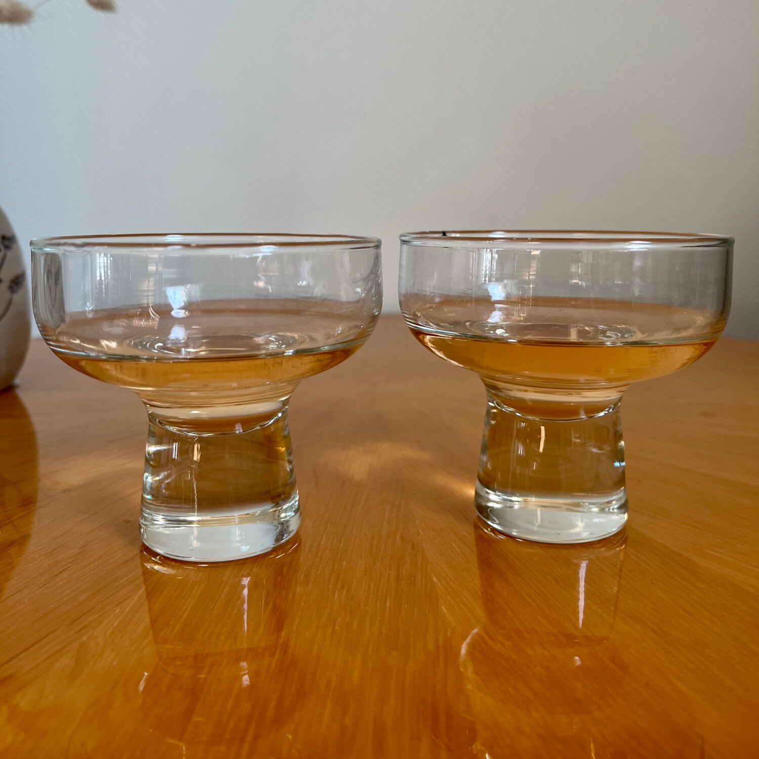 Vintage Champagne Cocktail Coupe Glasses