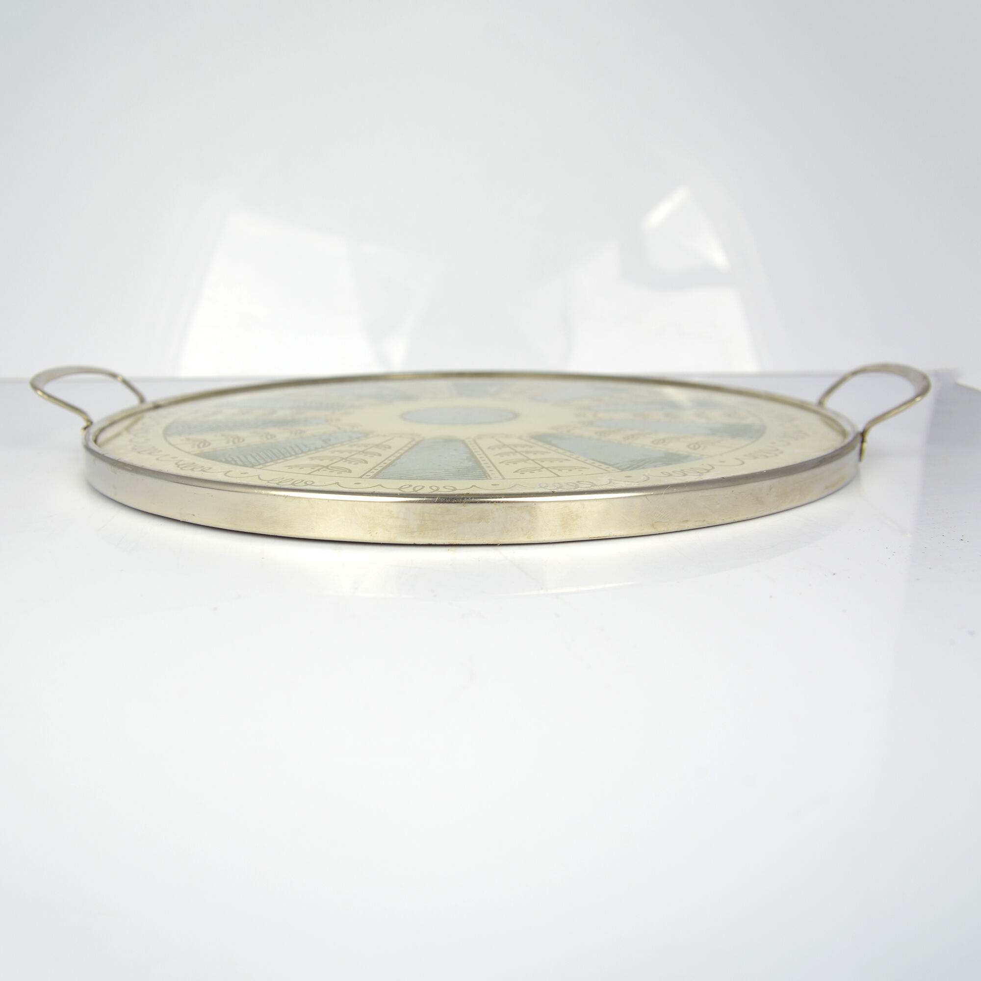 Holzsieb BT Wasungen tray with handles mid-century modern, 1960s