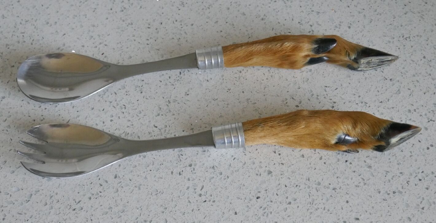 Old salad cutlery