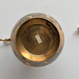 Pitcher, Hand painted brass jug