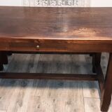 Farm table with bench