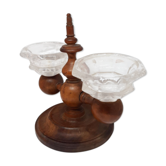 Old wood collection pepper salt shaker