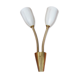 Scandinavian double flexible wall lamp