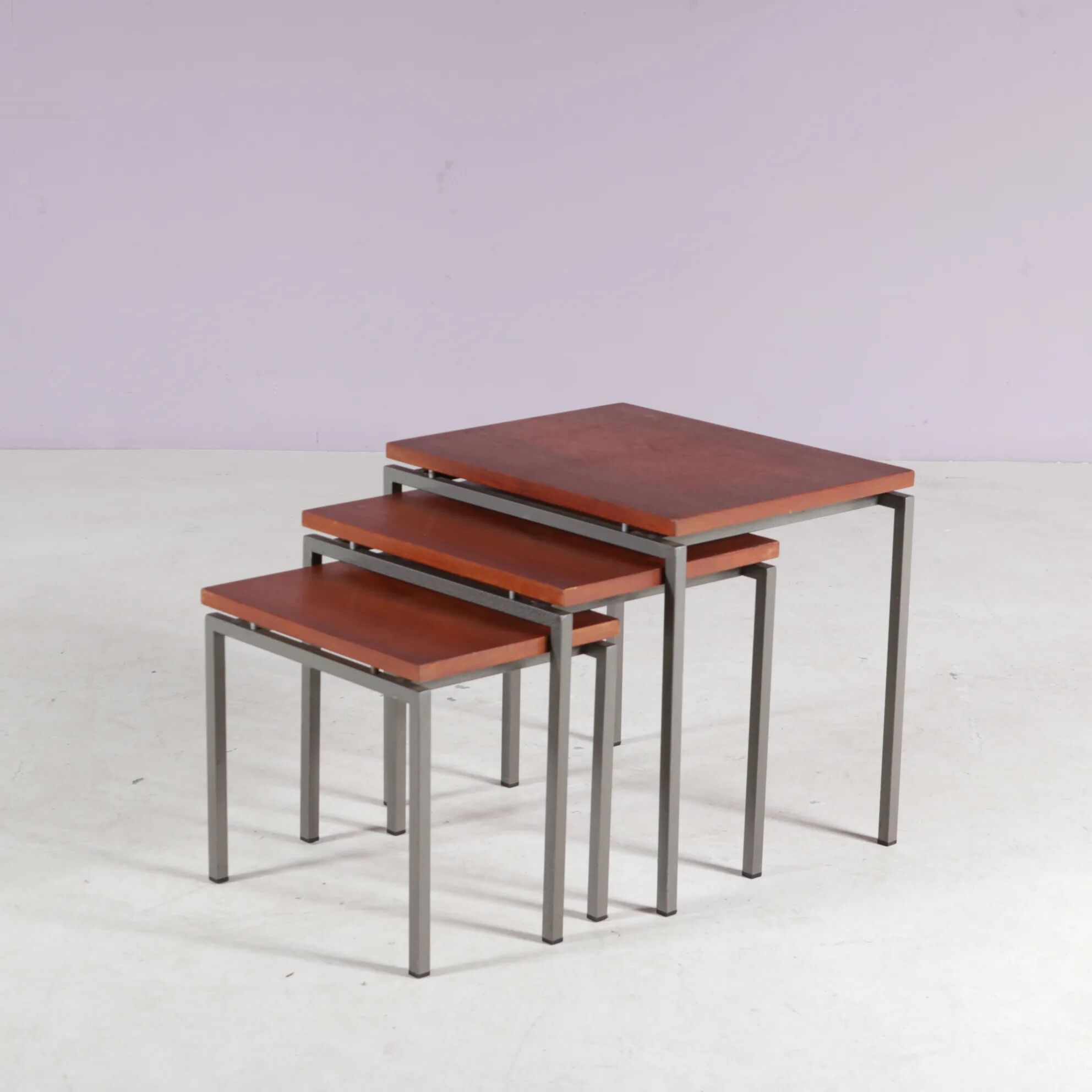 Nesting tables from the 1960s from the Netherlands.