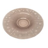 Art Deco Bowl Pink By Verlys France, 1930/40s