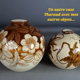 Camille Tharaud vase ball décor vine leaves perfect condition SB