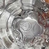 Set of two crystal candle holders in different shapes