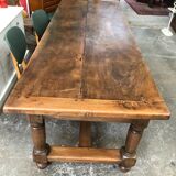 large old walnut farmhouse table